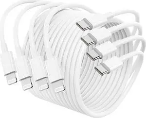 JAENFONG 4Pack USB C to Lightning Cable 6FT Fast Charging Cord for iPhone 14 Replacement for Original Charger Cable for iPhone 14 13 12 11 Pro 11 XS MAX XR 8 7 6s Plus JAENFONG 4Pack USB C to Lightning Cable 6FT Fast Charging Cord for iPhone 14 Replacement for Original Charger Cable for iPhone 14 13 12 11 Pro 11 XS MAX XR 8 7 6s Plus