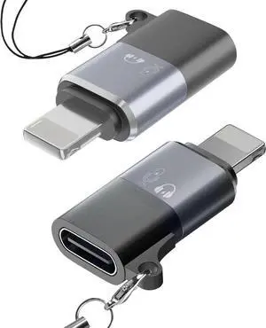 JAENFONG USB C to IP Adapter I-OS OTG Adapter Suitable for Connecting Mobile Phones and Tablets to USB Flash Drives Microphones Card Readers Sound Cards mice and Keyboards
