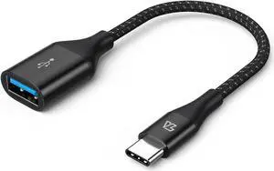 JAENFONG USB C to USB Adapter 3.1 OTG Adapter 10Gbps USB Type C to USB Adapter USB-C to USB-A Female OTG Cables Compatible for New MacBook Pro iPad Air 2020 Galaxy S20/S10/S9/S8 and More