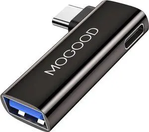 JAENFONG USB C OTG Adapter USB C Splitter with 100W PD Charging USB3.0 to USB c Adapter Type C Splitter Power and Data Supported for Galaxy S24 Quest 3 Google Chromecast 3D Printer Octo4a Pi-KVM