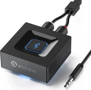 JAENFONG Wireless Audio Receiver for Music Streaming Sound System Works with Smart Phones Tablets and Car Wireless Adapter for Speakers