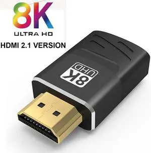 JAENFONG 8K HDMI-Compatible Cable Extender Adapter Male to Female For PS4 PS3 PC TV Box Monitor Tablet Laptop HD 8K Extender 8K@60Hz 4K@120Hz Black