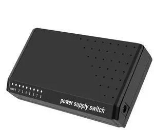 Port 6+2 POE Switch Injector RJ45 Power over Ethernet, No Power Adapter Required, Home Network System 10/100M for Camera