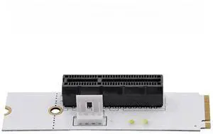 M.2 to PCI-e 1X 4X adapter card to 4X signal M.2 with light adapter card with 4-pin power cable M.2 to PCI-e 1X 4X adapter card to 4X signal M.2 with light adapter card with 4-pin power cable