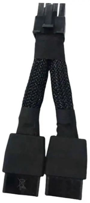 For A6000 Dual 8 to 8 Pin GPU Power Cable (P/N: 030-1233-000)