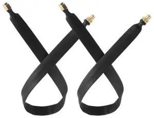 2pcs Flat Cable SMA Male to SMA Female Window and Door Coaxial Cable Extension Adapter for WiFi