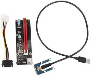 Mini PCIe to PCI 16X adapter card for laptop external graphics card to PCI-E slot mining card