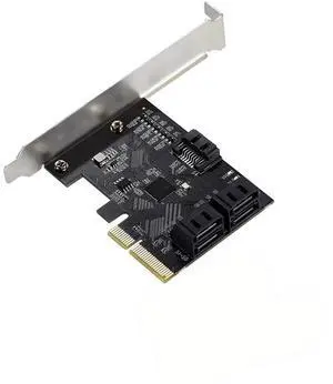 5-port SATA X4 to SATA 3.0 PCI converter computer hard drive SATA expansion card adapter JMB585 chip 5-port SATA X4 to SATA 3.0 PCI converter computer hard drive SATA expansion card adapter JMB585 chip