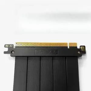 PCI-E 4.0 16X graphics card extension cable adapter board expansion port 180 degree 15CM connection cable PCI-E 4.0 16X graphics card extension cable adapter board expansion port 180 degree 15CM connection cable