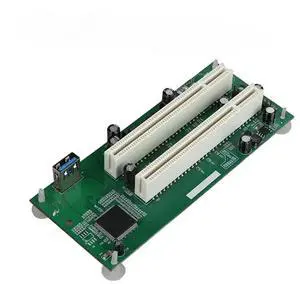 Desktop PCI- PCI-E to PCI Adapter Card PCIe to Dual Pci Slot Expansion Card USB 3.0 Add-on Card Converter