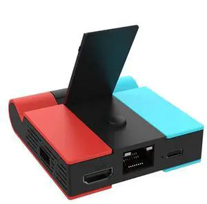 1080P Adapter Dongle Gigabit Ethernet Port For Type-C to HDTV For ConsoleA 1080P Adapter Dongle Gigabit Ethernet Port For Type-C to HDTV For ConsoleA