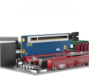 PCIE riser card PCI- 3.0 16x riser card, suitable for 2U server PCI 3.0 16X 90 degree high speed riser card