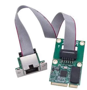 Mini PCIE Gigabit Network Card Single Port RJ45 Ethernet Card Port Fixed Ethernet Card for Computer PC Mini PCIE Gigabit Network Card Single Port RJ45 Ethernet Card Port Fixed Ethernet Card for Computer PC