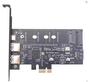PCI-E to USB 3.0 PCI card, includes 1 USB C and 2 USB A ports, M.2 to PCIe 3.0 adapter card