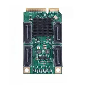 Mini PCI-E SATA 4 Ports SATA 6G Mini PCI Controller Card SATA3.0 Mini PCI SSD Adapter Card
