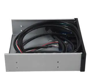 USB 3.0 Dual Port Optical Drive Front Panel Expansion Adapter USB 3.0 Hub + HD Audio + Power Switch Button