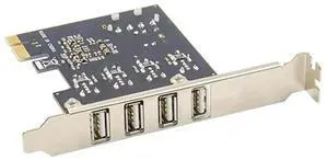 PCI-E to 4-port USB 2.0 conversion card PCIE USB2.0 adapter card MCS9990 chipset supports hot-swappable USB adapter card