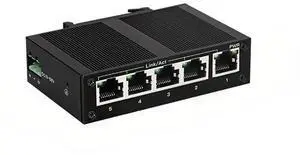 5-port 100 network switch Ethernet industrial switch unmanaged rail type industrial network splitter 5-port 100 network switch Ethernet industrial switch unmanaged rail type industrial network splitter