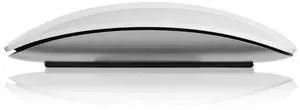 Bluetooth Wireless Magic Mouse Silent Rechargeable Computer Mouse Ultra-thin Ergonomic PC Mouse (White)