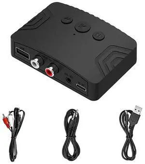 Bluetooth 5.3 Audio Receiver 3.5mm AUX USB U disk Stereo Music Wireless Audio Adapter for TV Car Speaker Amplifier Bluetooth 5.3 Audio Receiver 3.5mm AUX USB U disk Stereo Music Wireless Audio Adapter for TV Car Speaker Amplifier