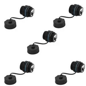 Panel Mount RJ45 Waterproof Connector Ethernet Cable Connector Dual End Adapter with Dust Cover Panel Mount RJ45 Waterproof Connector Ethernet Cable Connector Dual End Adapter with Dust Cover