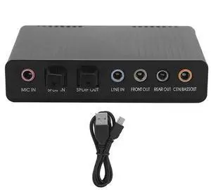 External sound card, digital playback, digital recording mode, computer external sound card, karaoke audio adapter External sound card, digital playback, digital recording mode, computer external sound card, karaoke audio adapter
