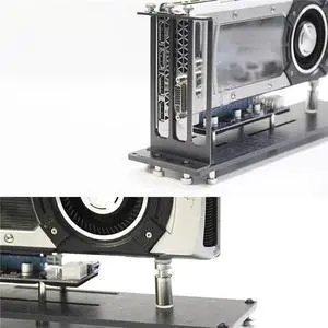 Graphics card vertical bracket riser PCI bracket mounting bracket for PC case 3 slot GPU rack 3090 4090