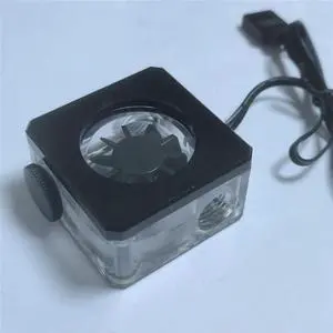 Water Flow Meter G1/4 Inch Flow Meter System for PC Gaming Water Cooling Building Titanium