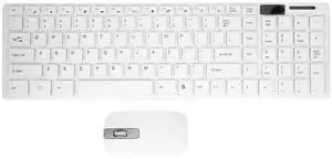 Wireless Ultra-thin White Keyboard + Wireless Optical Mouse Set for PC and Laptop Wireless Ultra-thin White Keyboard + Wireless Optical Mouse Set for PC and Laptop