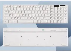 Wireless Ultra-thin White Keyboard + Wireless Optical Mouse Set for PC and Laptop Wireless Ultra-thin White Keyboard + Wireless Optical Mouse Set for PC and Laptop