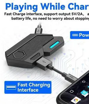 Gamepad Mobile Controller Game Keyboard Mouse Converter Bluetooth For Game Adapter Gamepad Mobile Controller Game Keyboard Mouse Converter Bluetooth For Game Adapter