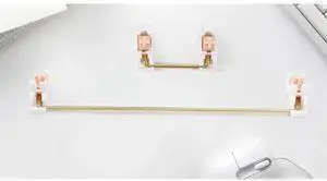 Gold-plated plate mounted stabilizer for custom mechanical keyboard 2U 6.25U (1+7, white pink) Gold-plated plate mounted stabilizer for custom mechanical keyboard 2U 6.25U (1+7, white pink)