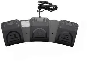 FS2020U1 USB foot switch control key custom computer keyboard action pedal suitable for equipment instrument computer office FS2020U1 USB foot switch control key custom computer keyboard action pedal suitable for equipment instrument computer office