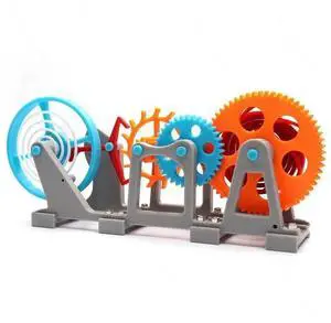 Clock disassembly internal structure gear model mechanical transmission spring power escapement balance wheel