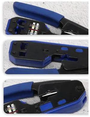 RJ45 tool network crimper Rj45 crimping tool wire stripper for Rj45 6 5E 5 Rj11 Rj12 connector