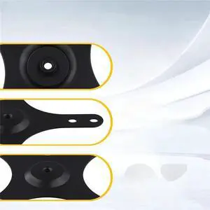 Portable Monitor Mounting Bracket Plate 1/4 Inch Screw Hole to 100x100mm 75x75mm, M4 Screw Set Wall Mount Bracket