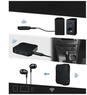 Bluetooth transmitter and receiver 2 in 1 stereo wireless multifunctional portable and convenient audio converter