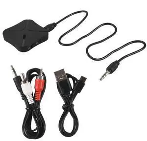 Bluetooth 5.0 Transmitter Receiver 2 in 1 Bluetooth Adapter 3.5mm Jack Can Tx and Rx 2 Devices Simultaneously Bluetooth 5.0 Transmitter Receiver 2 in 1 Bluetooth Adapter 3.5mm Jack Can Tx and Rx 2 Devices Simultaneously