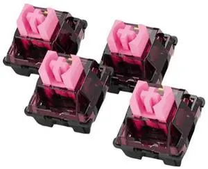 70pcs MX keyboard switches 5-pin linear silent shaft switch hot-swappable for DIY gaming mechanical keyboard