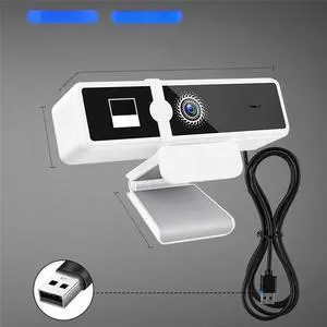 4K HD Computer Camera Webcast HD Video Conferencing USB Camera Black