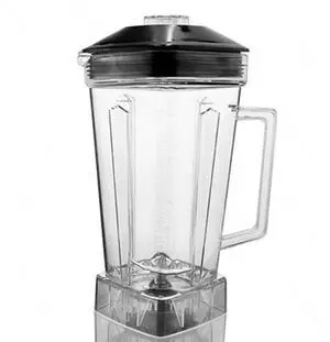 2L square container jar kettle pitcher cup bottom with serrated smoothie blade cover not included for blender spare parts