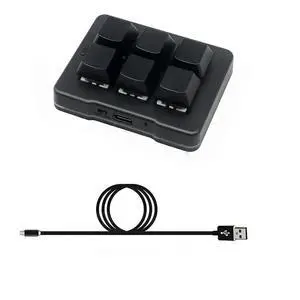 Mini Keyboard Wireless USB Gaming Keyboard Custom Programmable OSU Keyboard for Video Games Office Work