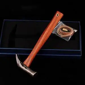 HRC54 S55 High Carbon Steel Head with South American Rosewood Handle Nail Puller 255G HRC54 S55 High Carbon Steel Head with South American Rosewood Handle Nail Puller 255G