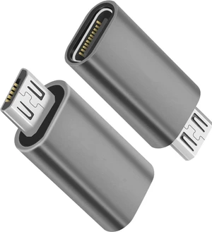 JAENFONG USB C to Micro USB Adapter 2 Pack USB Type-C (Female) to Micro USB (Male) Convert Connector Support Charge & Data Sync Compatible with Galaxy S7 Edge S6 Nexus 6/5 and Other Micro Devices JAENFONG USB C to Micro USB Adapter 2 Pack USB Type-C (Female) to Micro USB (Male) Convert Connector Support Charge & Data Sync Compatible with Galaxy S7 Edge S6 Nexus 6/5 and Other Micro Devices