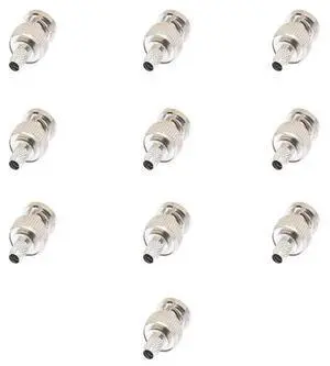 Lumenzi BNC Male Crimp Connector for LMR-240 Coaxial Cable  Heavy-Duty & Easy to Use  10 Pcs Pack