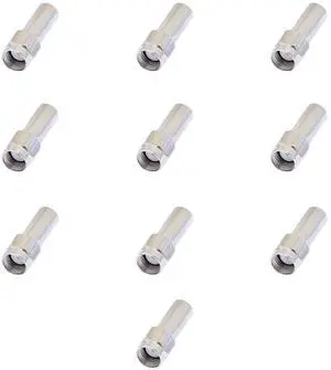 Lumenzi SMA Male Crimp Connector for RG58, RG141 & LMR-195 Coaxial Cables  Durable & Easy to Use  10 Pcs Pack