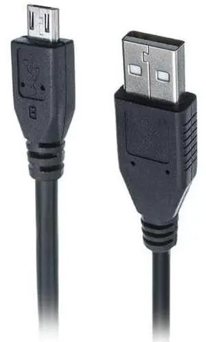 Lumenzi USB A to Micro USB Cable Male to Male | High-Speed Charging and Data Sync Cord for Android Devices, Phones, and Tablets - 6 FT