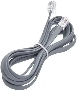 Lumenzi Versatile 6 Conductor RJ12 Line Cord - Reverse Cable for Efficient Connectivity - 6P6C - Crossed Pinout - 3 FT