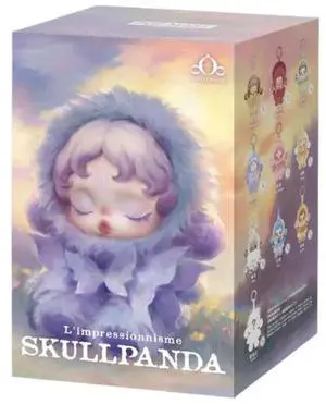 POP MART skullpanda’l impressionnisme 1箱 POP MART Skullpanda L'impressionnisme Series 1 assorted box
