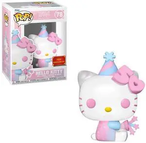 Funko POP! Sanrio: Hello Kitty 50th Anniversary - Hello Kitty with Party Hat Vinyl Figure #78 Asia Pacific Exclusive